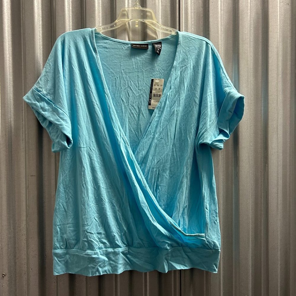 NY&C Cross Over Knit Top - XL - NWT